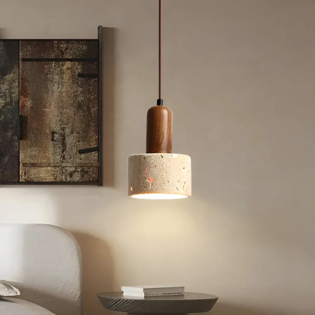Calming Rustic Pendant Light
