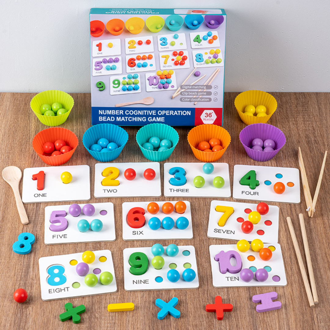 Fun Educational Ball Sorting Toy for Kids to Learn Counting