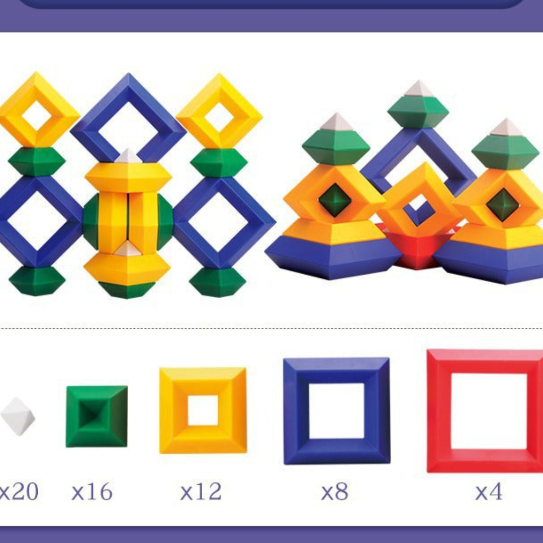 Wooden Stacking Block Learning Toy