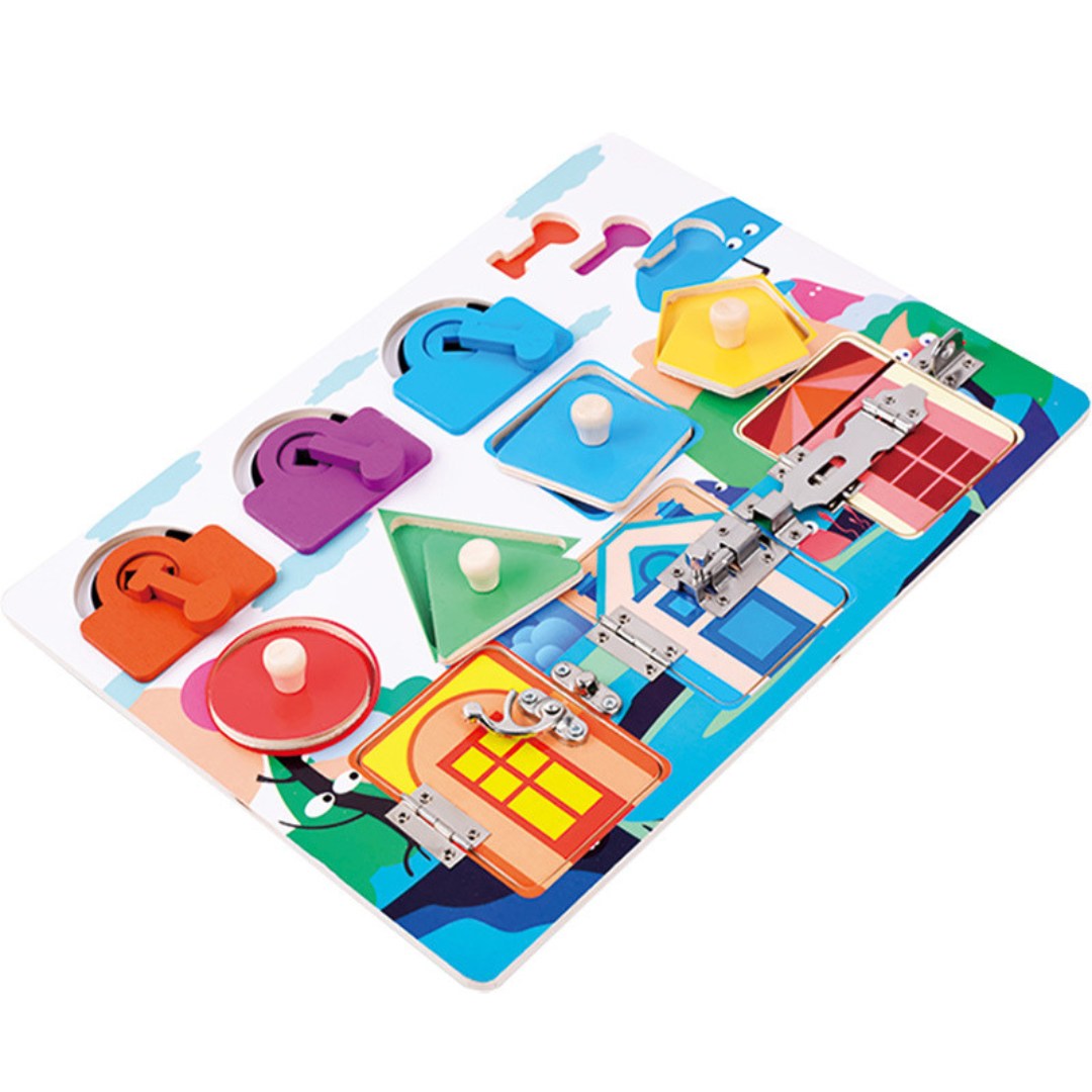 Educational Toy Board with Fun Learning Activities