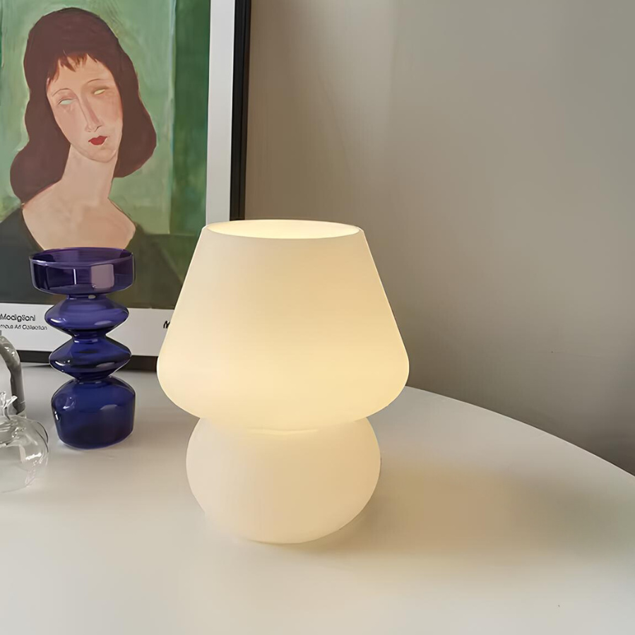 Unique Artisan Glass Table Lamp