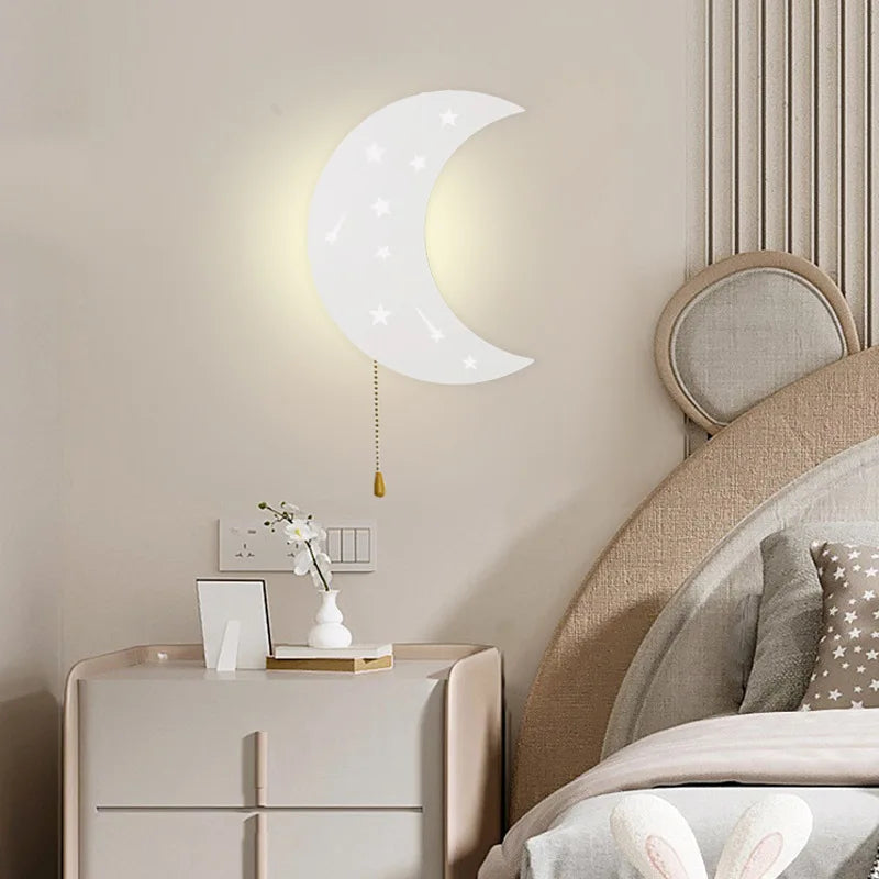 Contemporary Moon Wall Light - Elegant Home Lamp