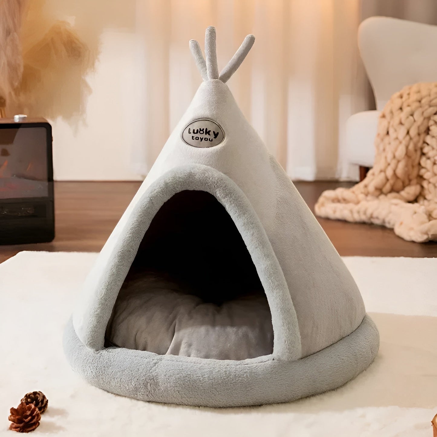 Comfy Pet Playhouse - Cozy Cat Hut