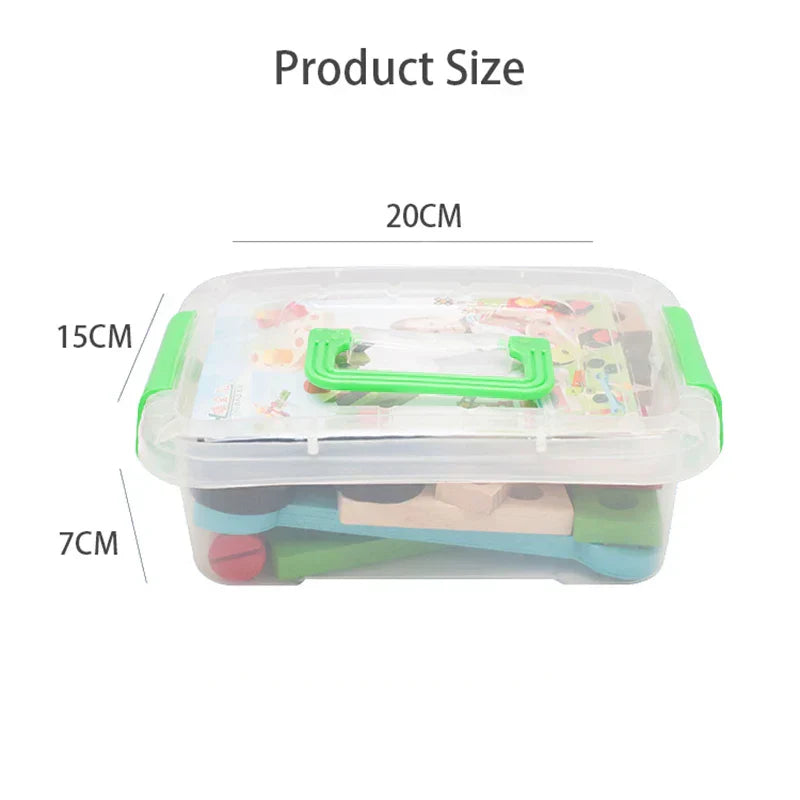 Colorful Kids DIY Toolbox Playset