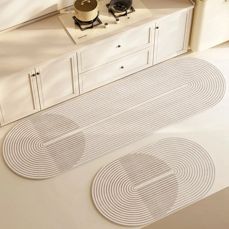 Soft Grip Bathroom Mat Anti Slip Kitchen Floor Rug