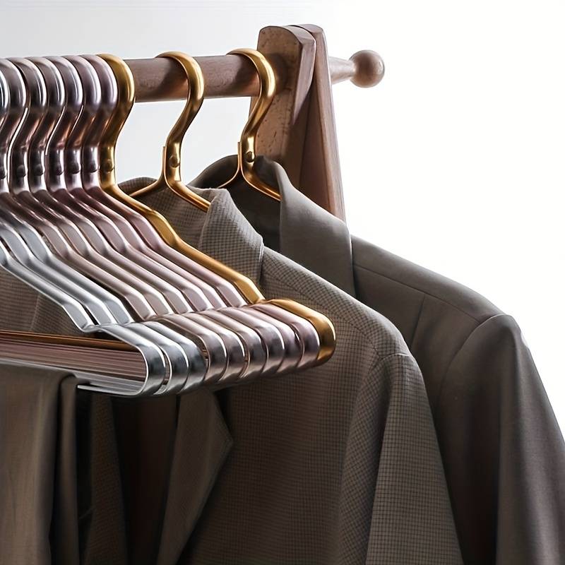 Sturdy Brass Clothes Hangers for Deluxe Clothing Storage