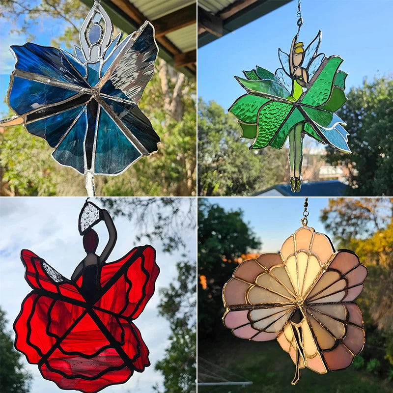 Beautiful Colorful Glass Fidget Spinner