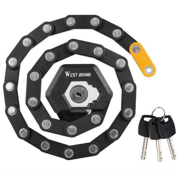 Portable Compact Bicycle Lock for Men Women