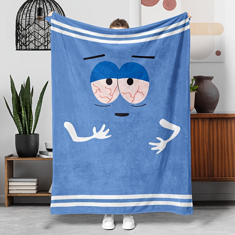 Cozy Reversible Fleece Blanket for All Seasons