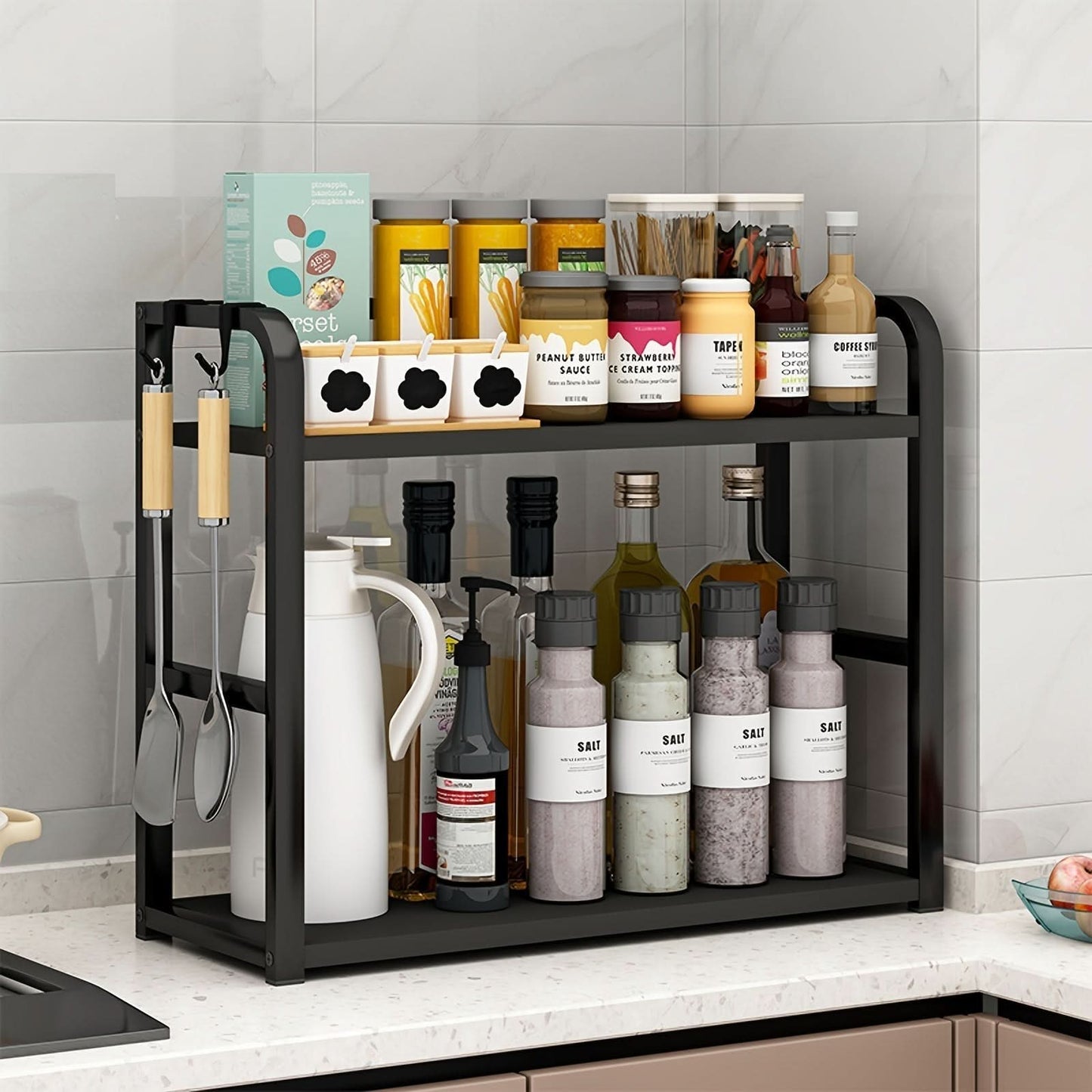Space Saving Stainless Steel Kitchen Storage Rack