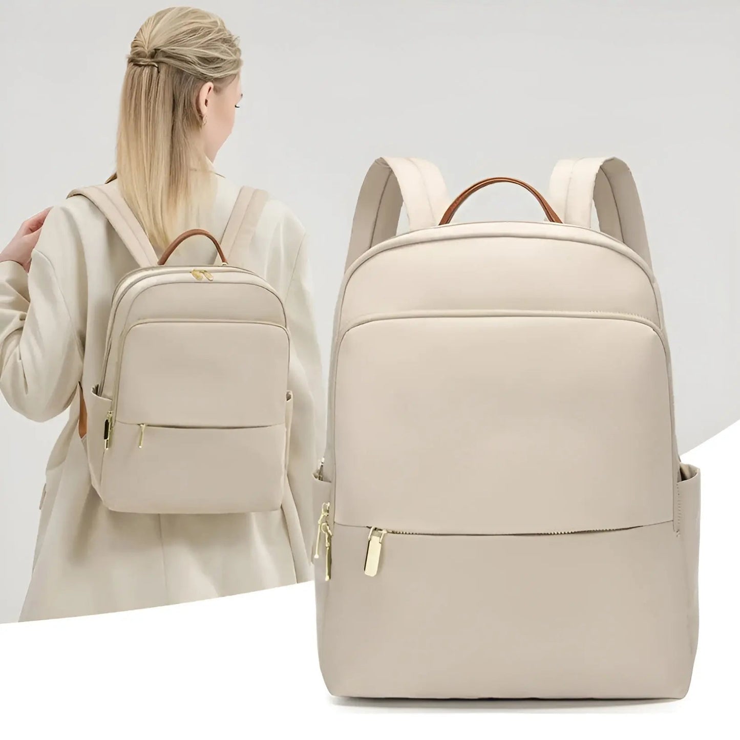Compact Women's Water Resistant Laptop Backpack