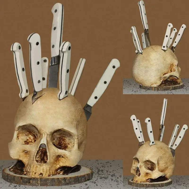 Spooky Skull Kitchen Decor