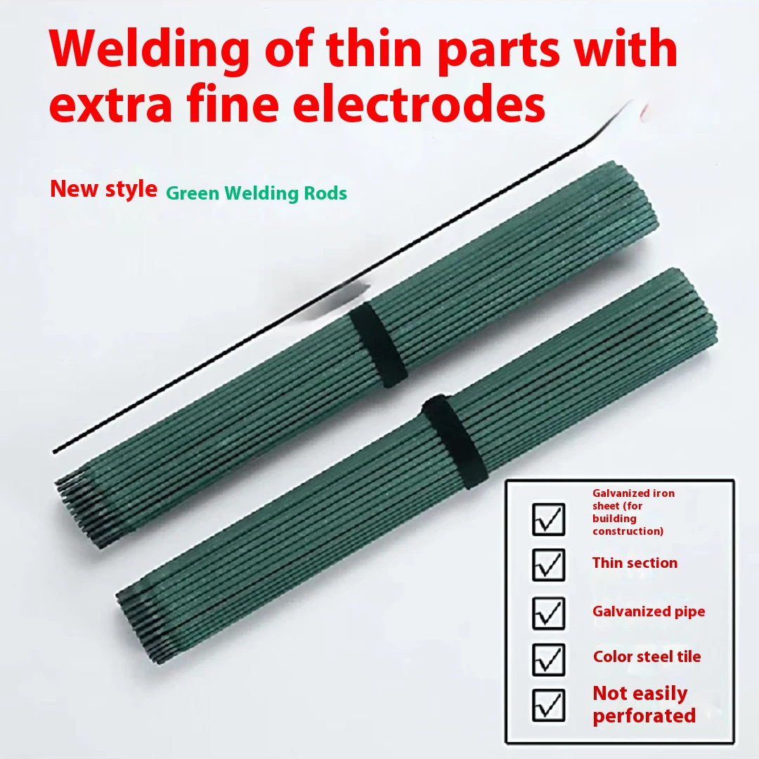 Premium Green Welding Rod - Thin Electrode for Metal