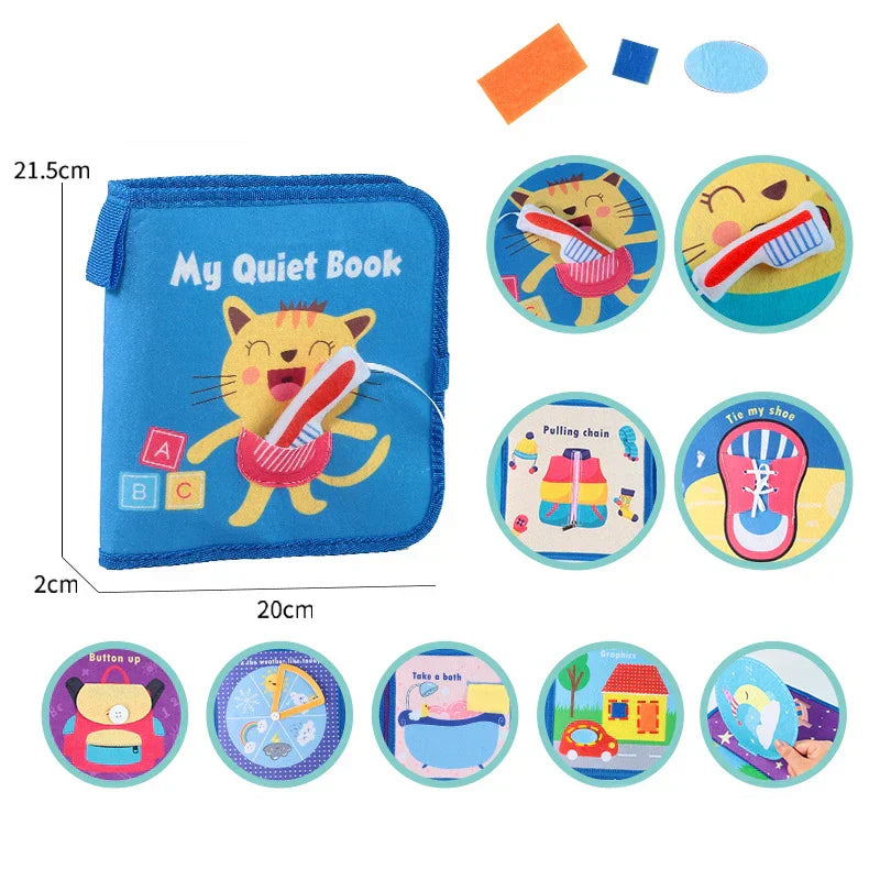 Befez | Sensory Baby Book - Interactive Touch & Feel Toy