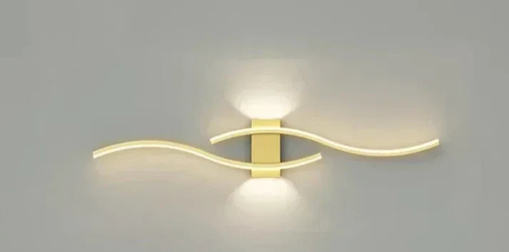 Slim LED Wall Lamp with Soft Warm Lighting