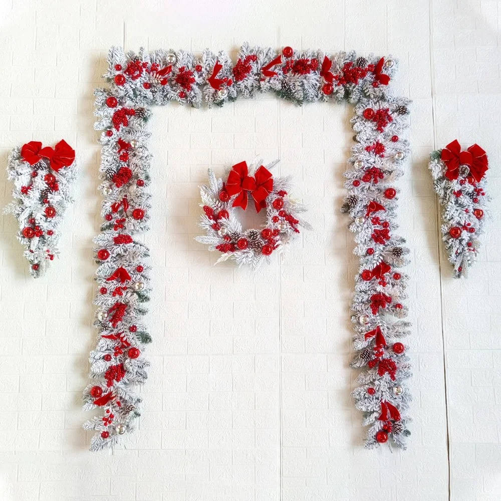Complete Festive Holiday Door Decor Set