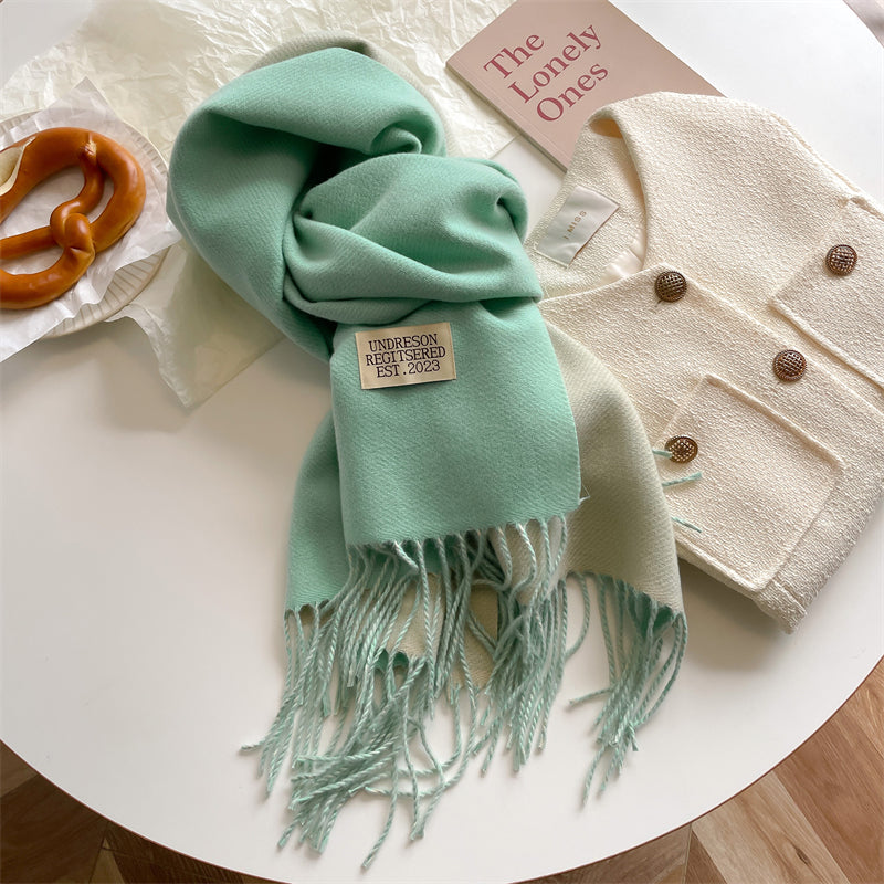 Soft Reversible Pashmina Scarf Wrap