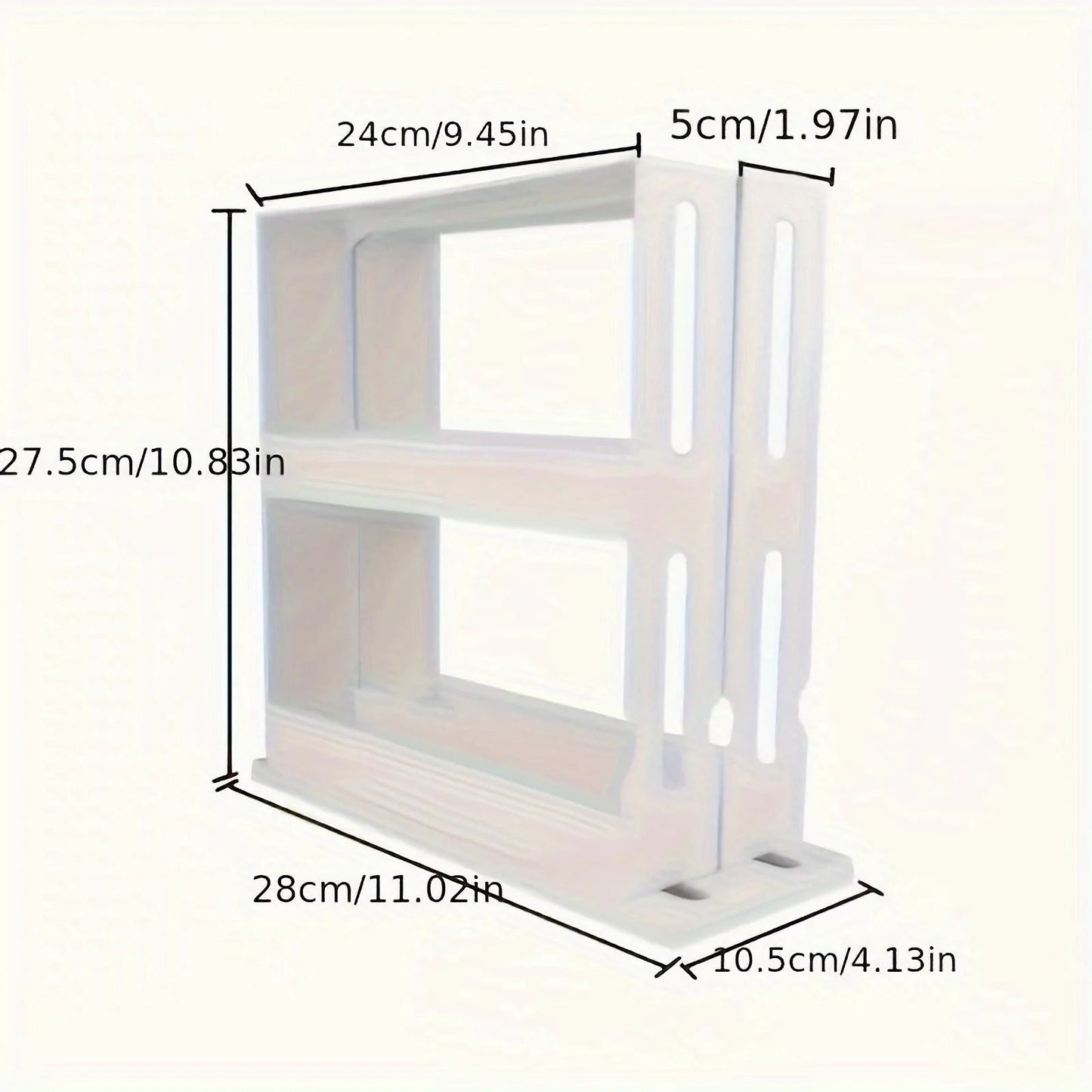 Rotating Spice Storage Rack Holder