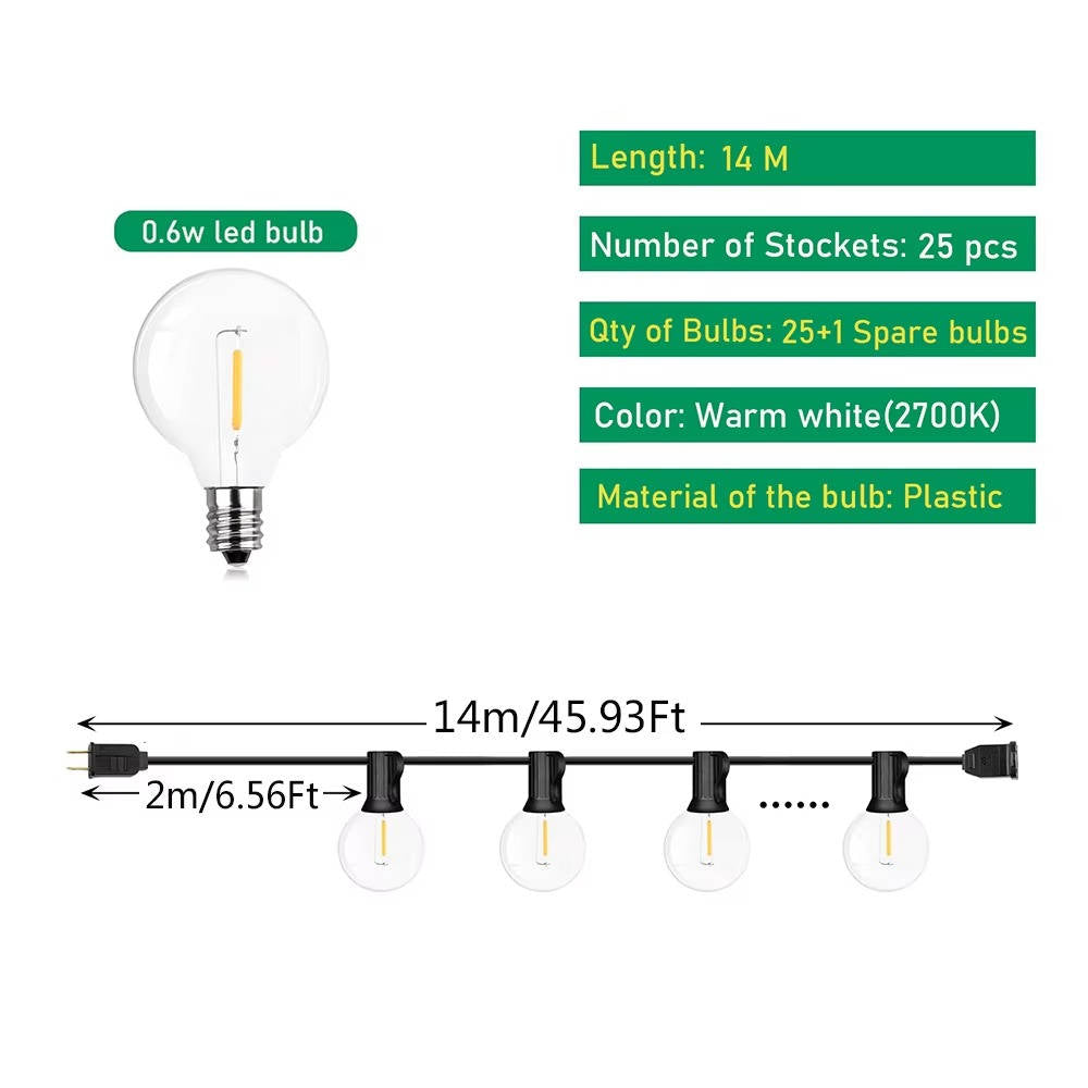 Bright Garden Party Lights