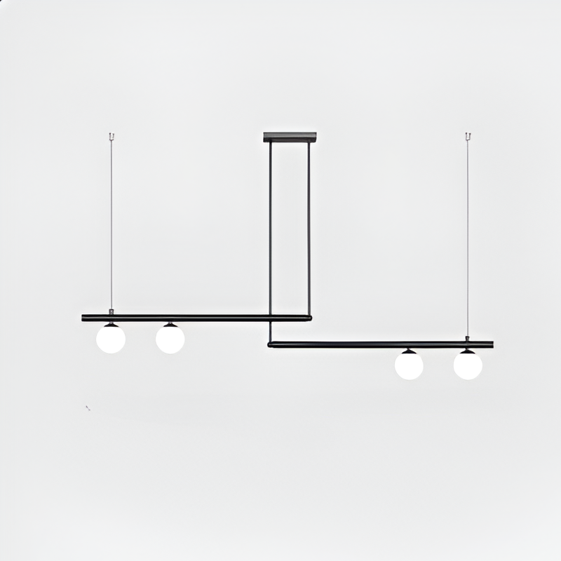 Modern Glass Linear Pendant Light
