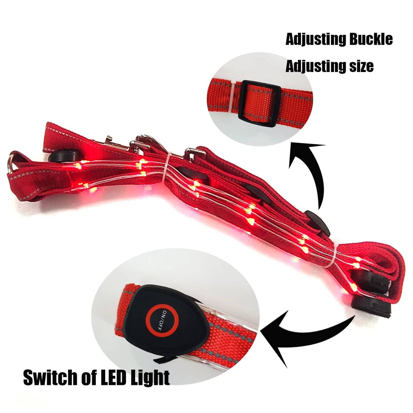 LED Horse Chest Strap Harness