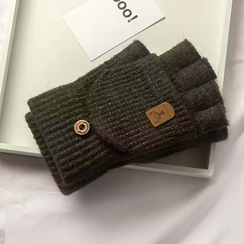 Befez | Men's Thermal Fingerless Gloves - Insulated and Cozy