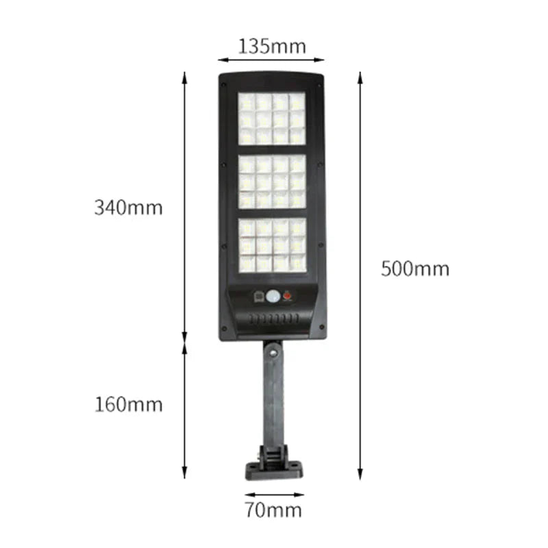 Wireless Solar Powered Outdoor Security Lamp