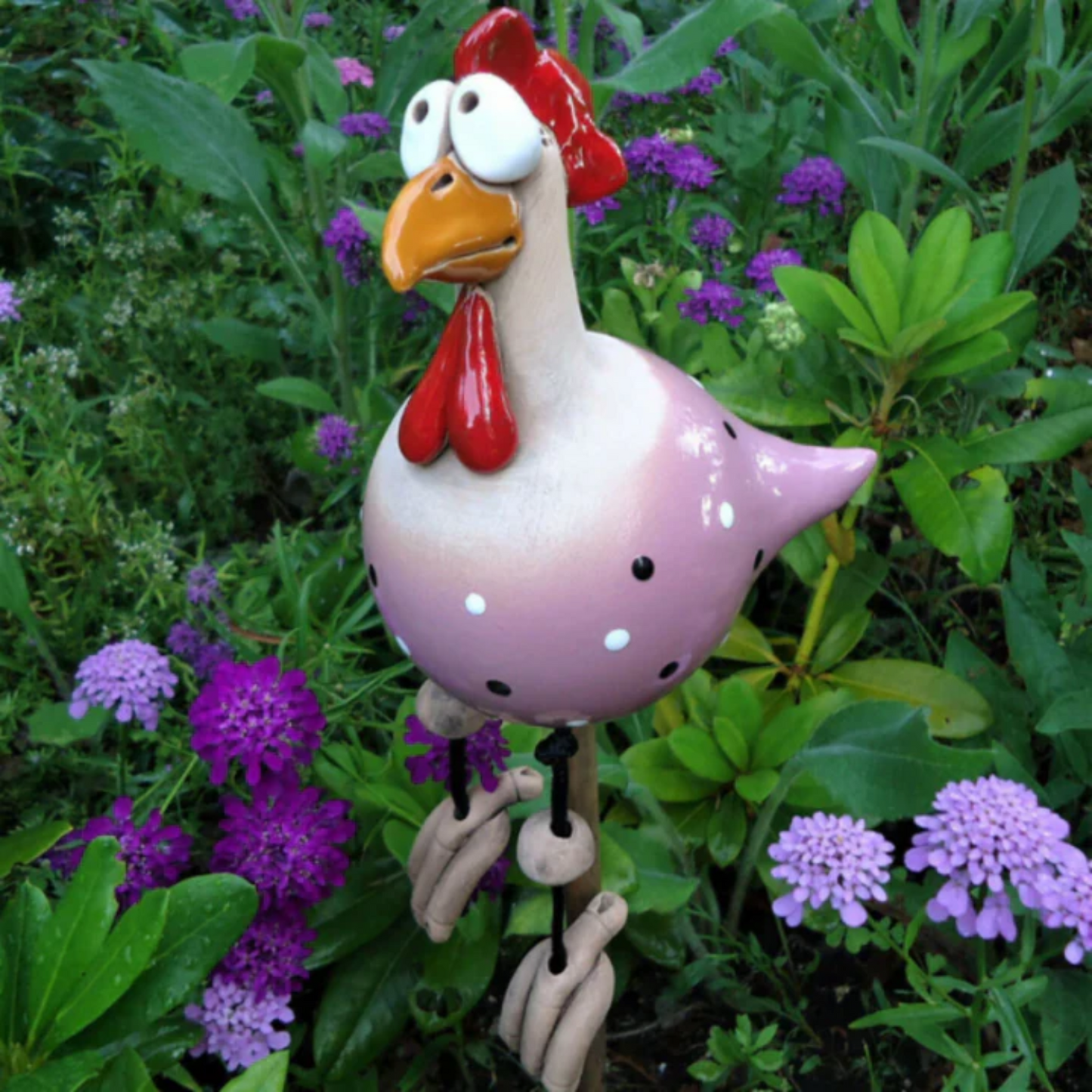 Fun Yard Chicken Outdoor Statue Decor