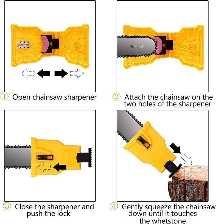 Easy Chainsaw Sharpener Kit, Portable Blade Sharpener Tool