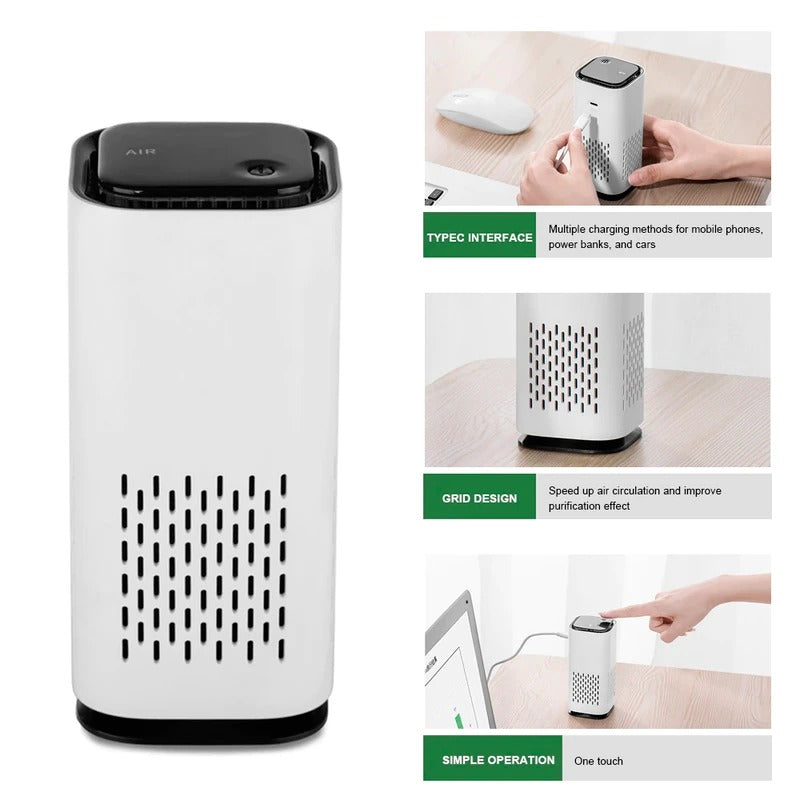 Compact Pet Home Air Cleaner