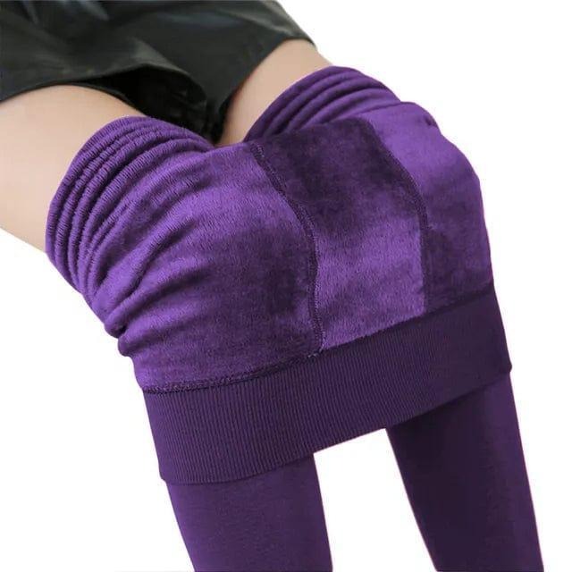 Warm Thermal Fleece Lined Leggings for Women