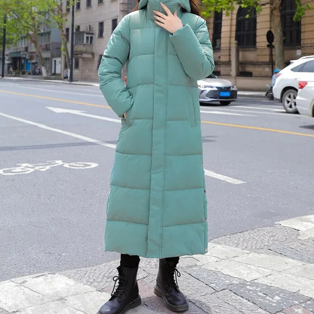 Warm Quilted Women's Winter Parka Coat