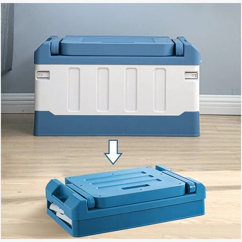 Large Folding Storage Ottoman Bench Container