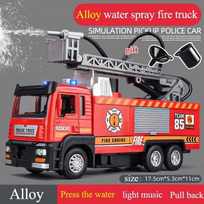 Big Kids Fire Engine Playset Toy Vehicle