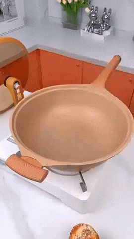 Premium Non-Stick Wok with Steamer Insert