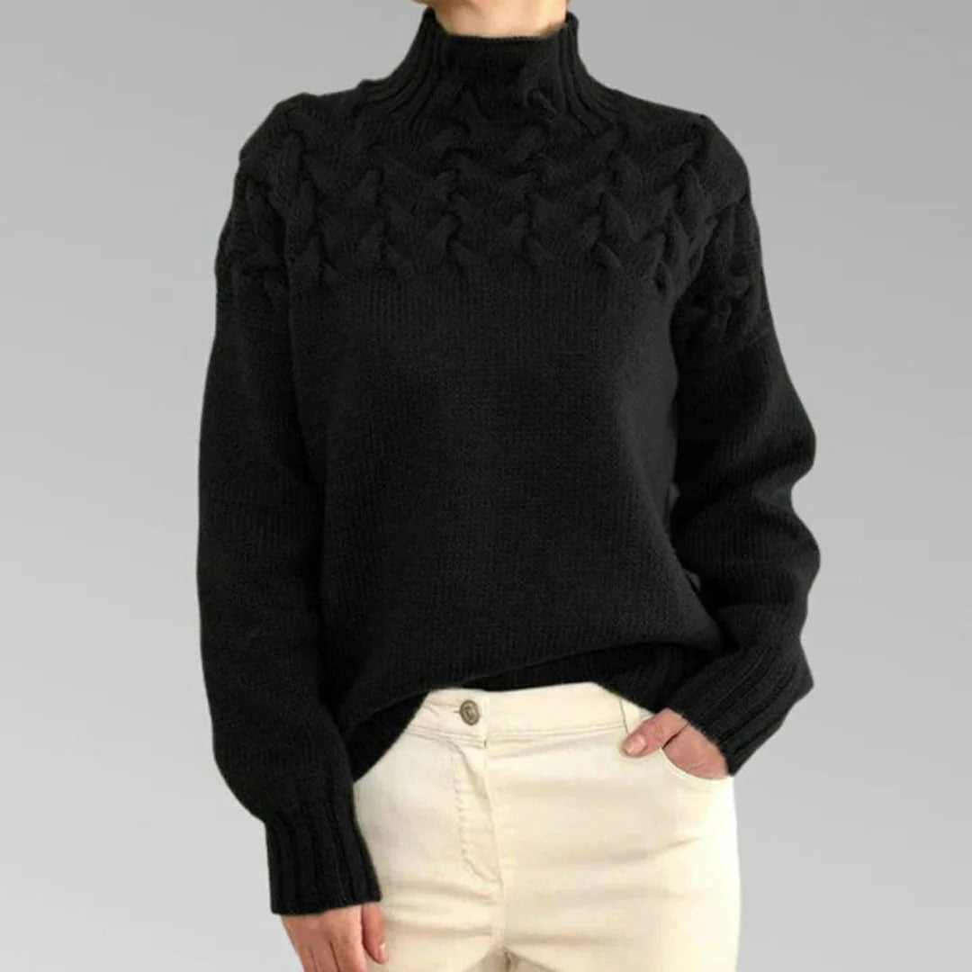 Cozy Women's Crew Neck Pullover Sweater