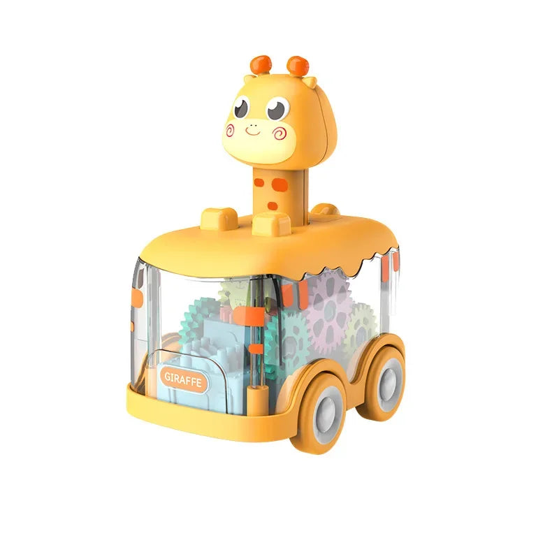 Clear Speed Toy Car with Flashing Lights and Moving Parts