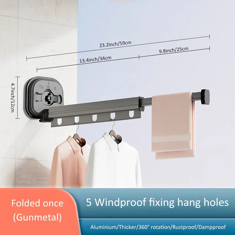 Space Saving Folding Laundry Drying Rack