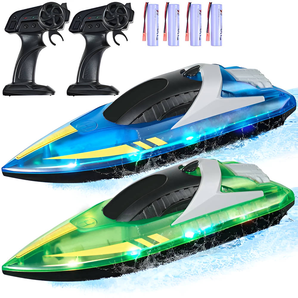 2 Pack Fast RC Speed Boat - Befez