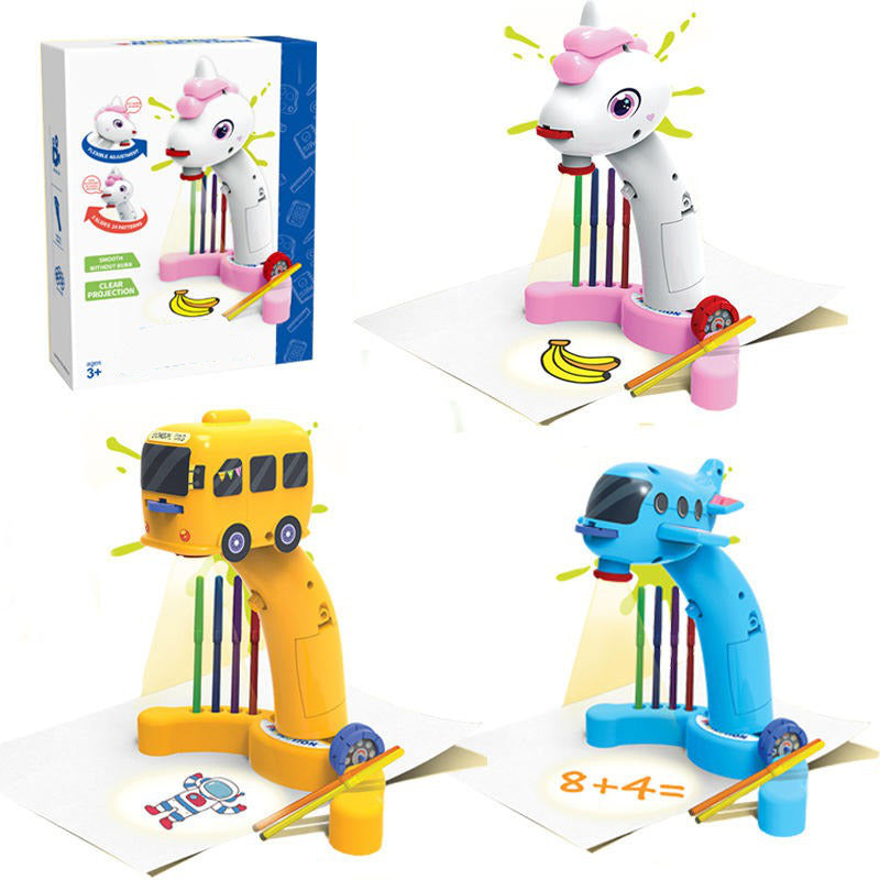 Fun Children's Art Projection Lamp