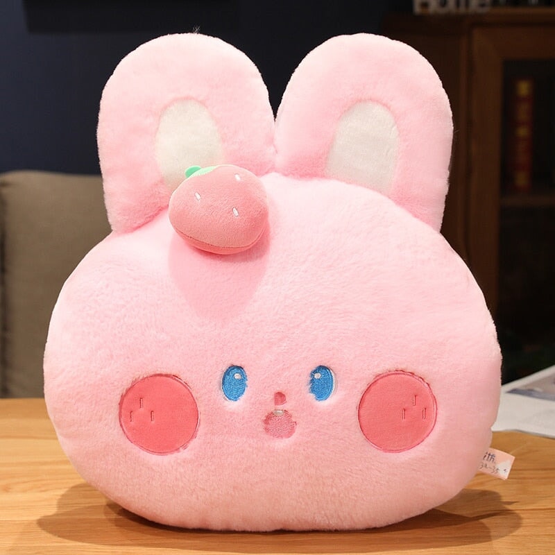 Cuddly Soft Pink Bunny Stuffed Animal Toy