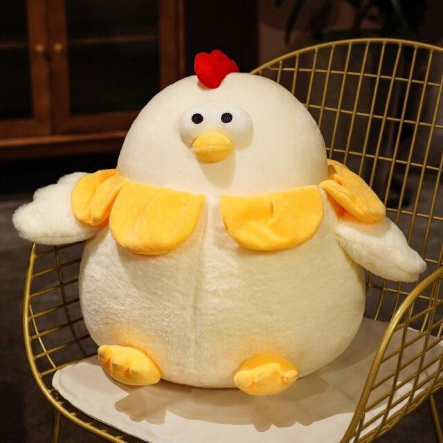 Cute Round Plush Chicken Toy