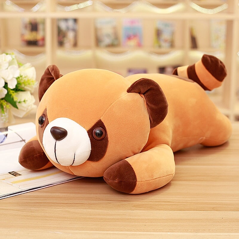 Cuddly Brown Teddy Raccoon Plush Toy