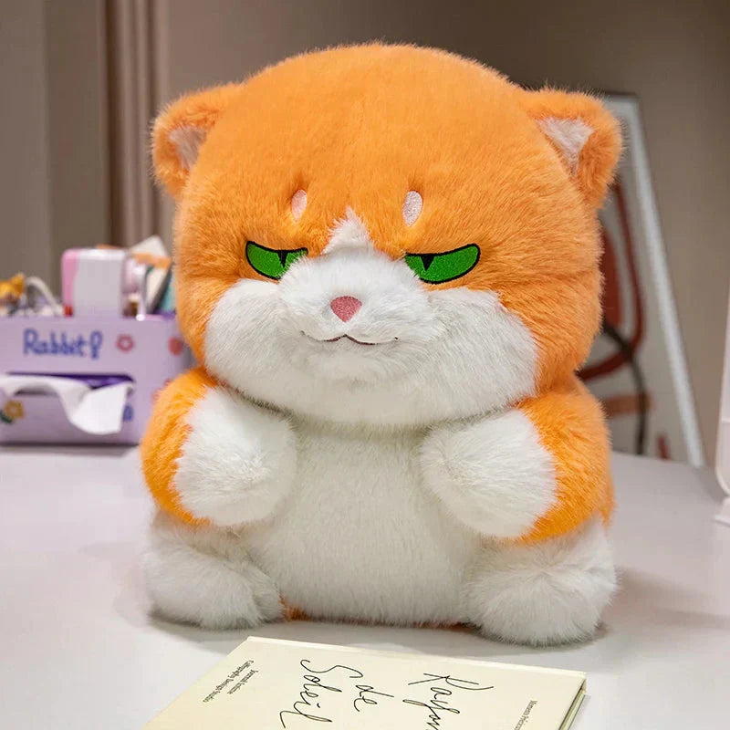 Adorable Fat Grey Kitten Soft Toys