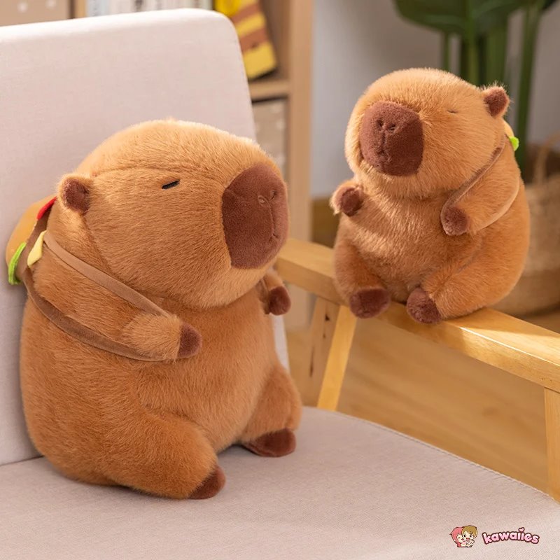 Soft Cute Burger Plush Toy Bag