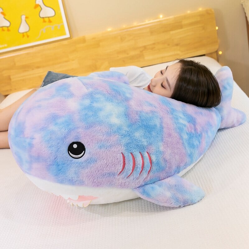Colorful Soft Shark Stuffed Toy