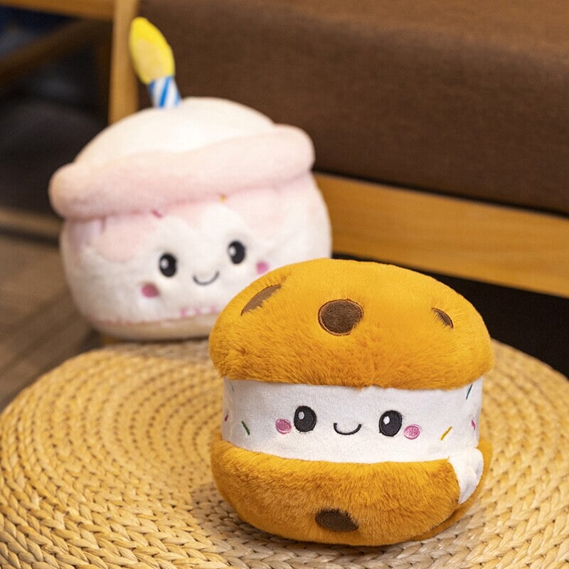 Cute Strawberry Muffin Soft Plush Toy