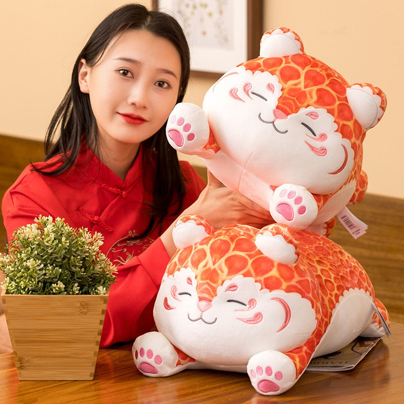 Adorable Fat Leopard Plush Toy