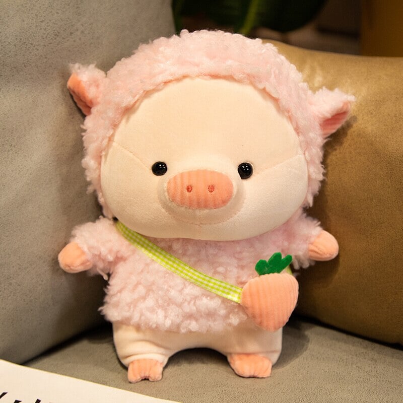 Cute Pink Squishy Pig Plush Toys