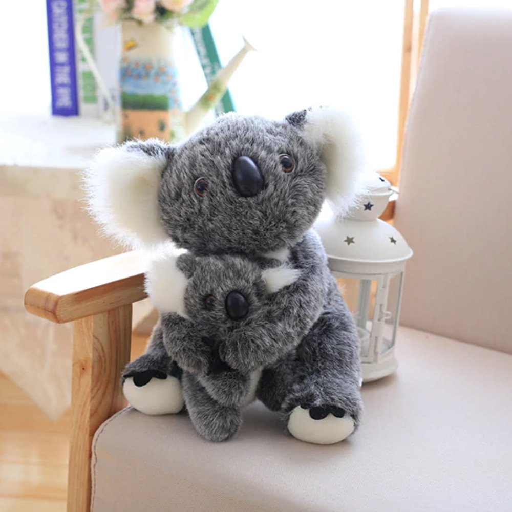 Cute Koala Family Figurine